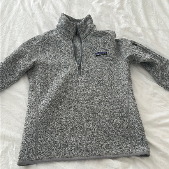 Patagonia Heather Gray Fleece Pullover - Picture 1 of 1